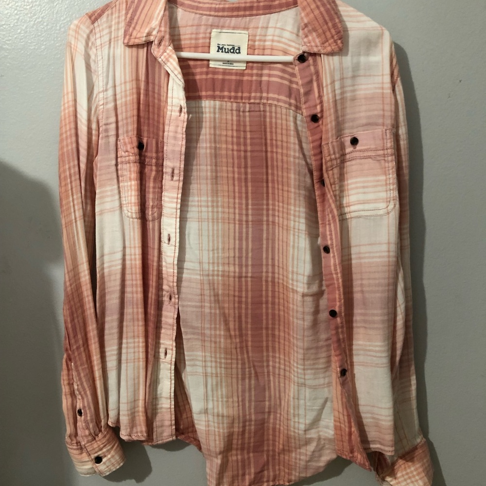 Mudd brand flannel top